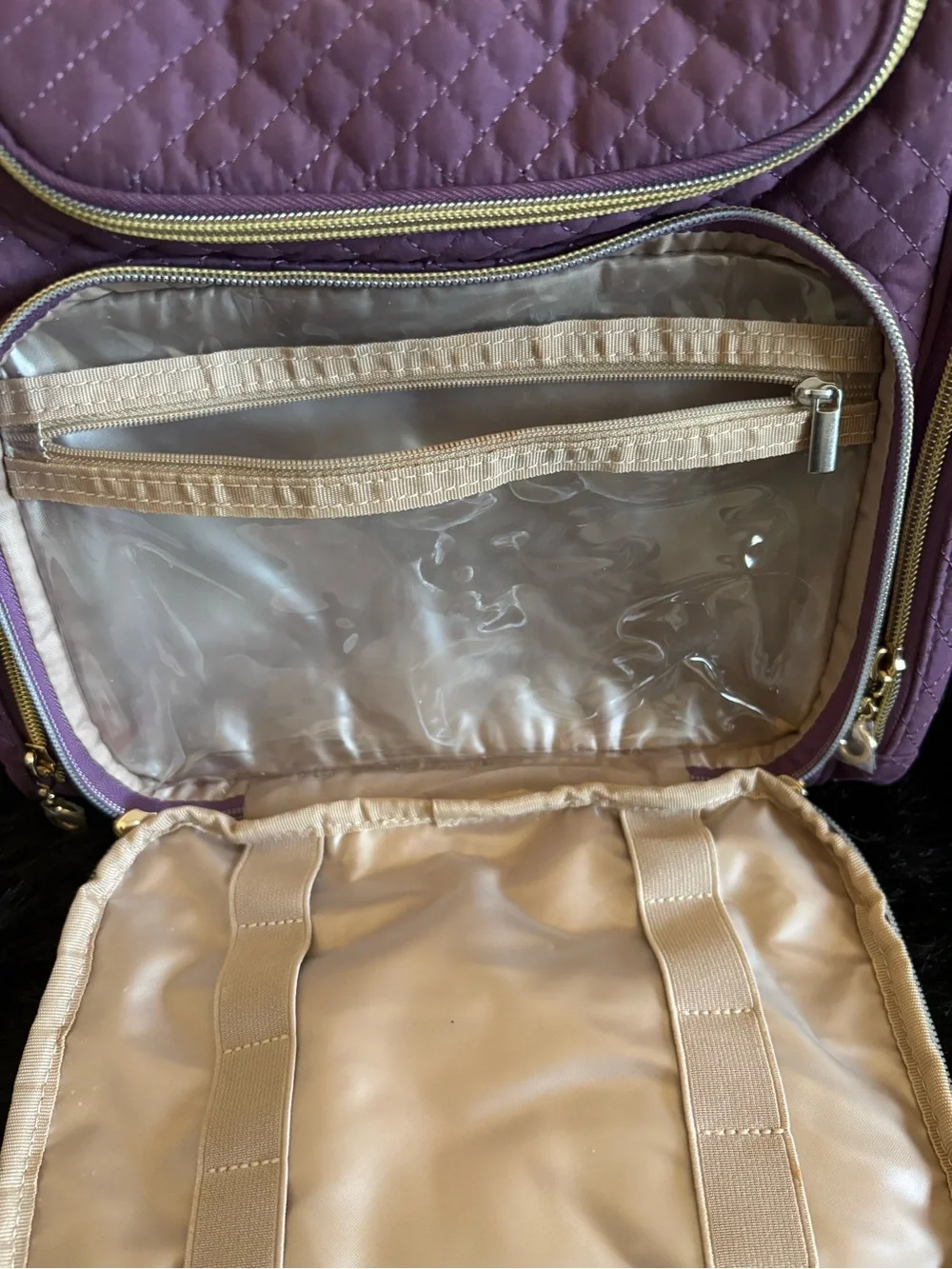 Bagsmart spacious quilted